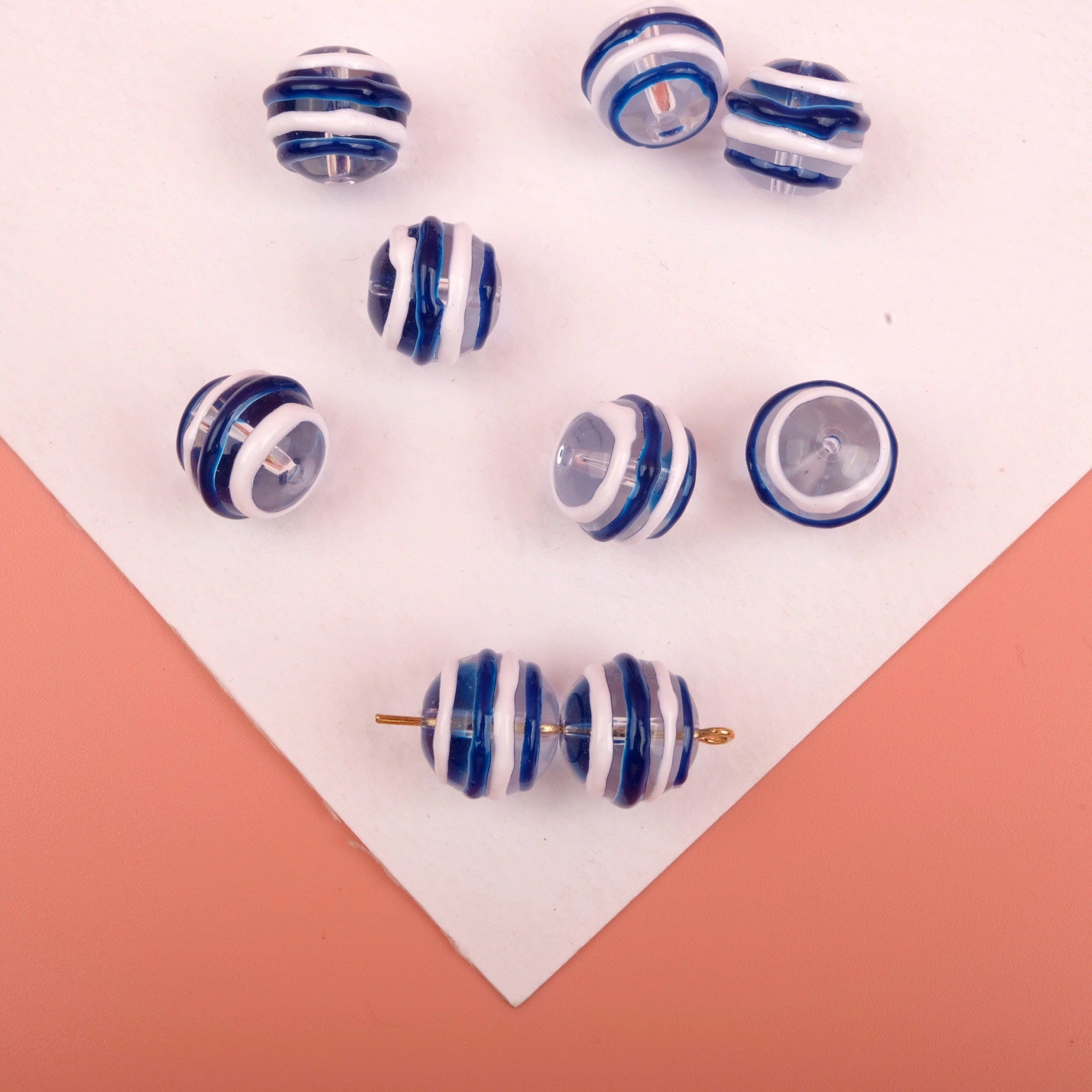 Cuentas de accesorios de joyería DIY de vidrio de dibujos animados de 12MM al por mayor